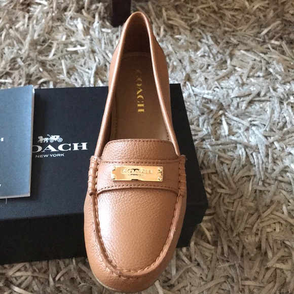 Coach leather shoes Moccasins - Picture 3 of 5